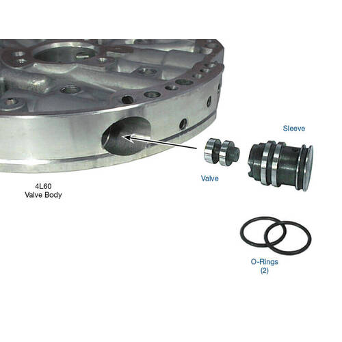 Sonnax Tv Boost Valve Kit, GM, 200-4R, 4L60 Commodore VS to VE 4L60E.471in. Dia, Each