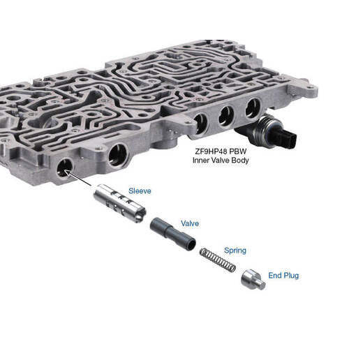 Sonnax Shift Valve System Pressure Valve Kit, Chrysler, 948Te, ZF9Hp48, Each
