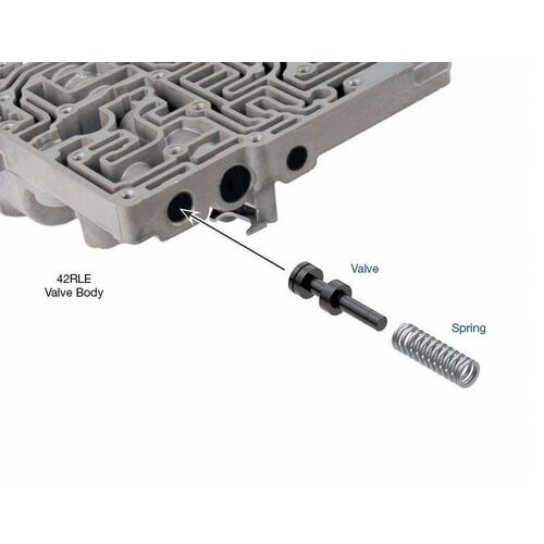 Sonnax Oversized Tcc Regulator Valve Kit, Chrysler, 40Te/S, 41Ae/Tes, 42Le/Rle, 62Te, Each