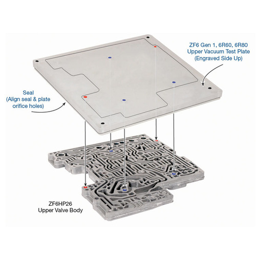Sonnax Vacuum Test Plate Kit, Ford, ZF6Hp19/26/32, 6R60/75/80, Each