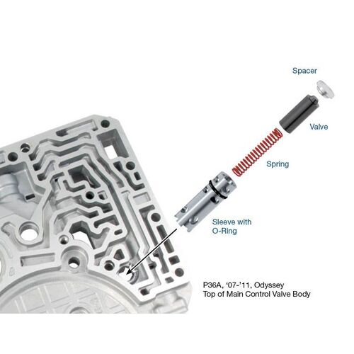 Sonnax O-Ringed Tc Check Valve Kit, Honda 4/5 Speed (See Chart), Each