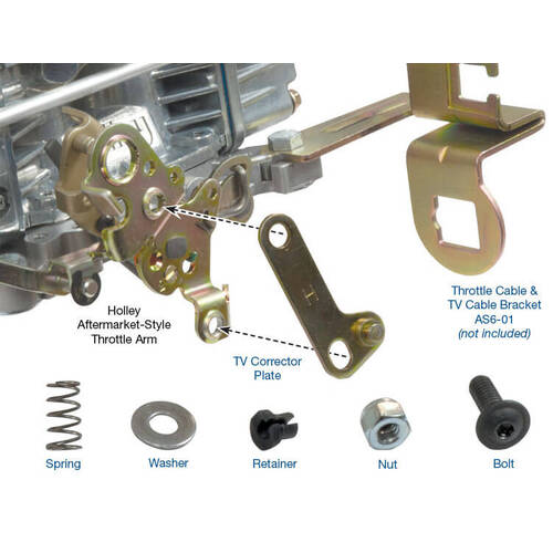 Sonnax Carburetor Tv Linkage Corrector Kit, Th200, 200-4R, Th200C, 4L60, AOD, Each