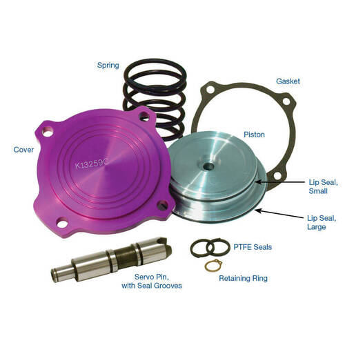 Sonnax Cin. Ratio Servo Kit, Ford, C4, C5 Purple Anodized, Each