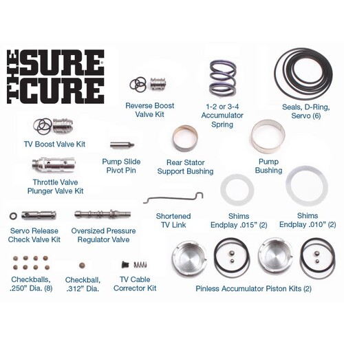 Sonnax The Sure Cure Kit, GM, 4L60 Commodore VS to VE 4L60E(Thm 700-R4), Each