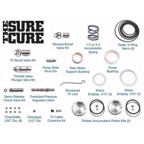 Sonnax The Sure Cure® Kit, GM, 4L60 Commodore VS to VE 4L60E(Thm 700-R4), Each