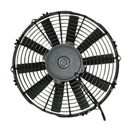 SPAL Electric, Single FAN 12in. 12V Pusher, Airflow, 1860m3 h 10.0amps, Plastic Shroud, Each