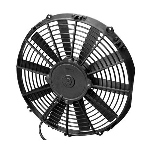 SPAL Electric, Single FAN 11in. 12V Pusher, Airflow, 1290m3 h 6.4amps , Plastic Shroud, Each