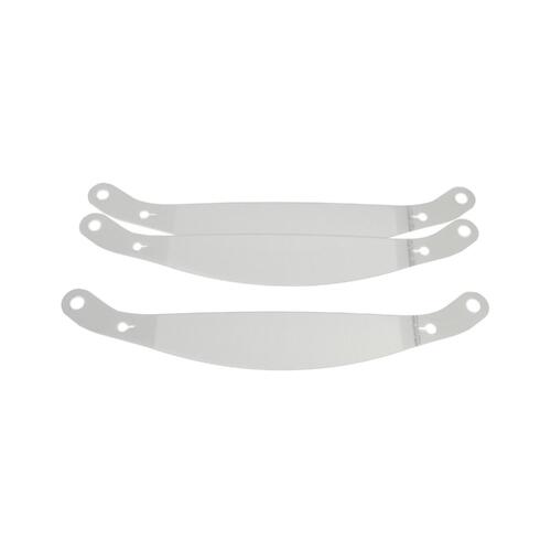 Stilo Racing OPT ST5 Small Tab 2 mm Smoke, Clear Tear-Offs, Fits VUDO SA2025 Visor