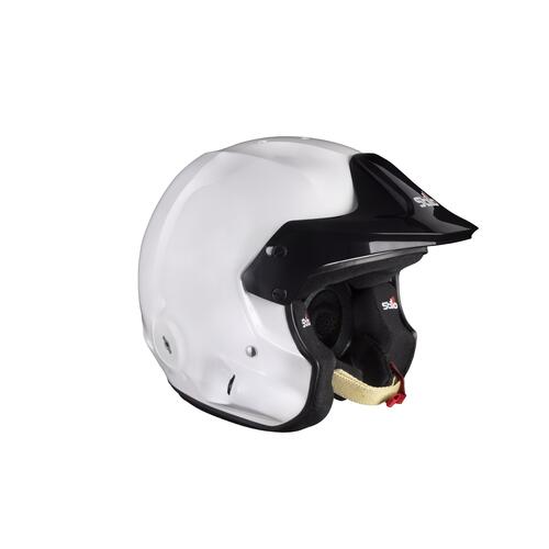 Stilo Helmet, VENTI4 Trophy Jet SA25 8859 61, No HANS White Outer/B, Adult X-Large (61 cm), FIA 8859