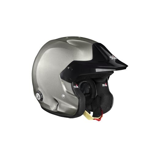 Stilo Helmet, VENTI4 Trophy Jet Titanium SA25 8859 61, No HANS, Adult X-Large (61 cm), FIA 8859-2024