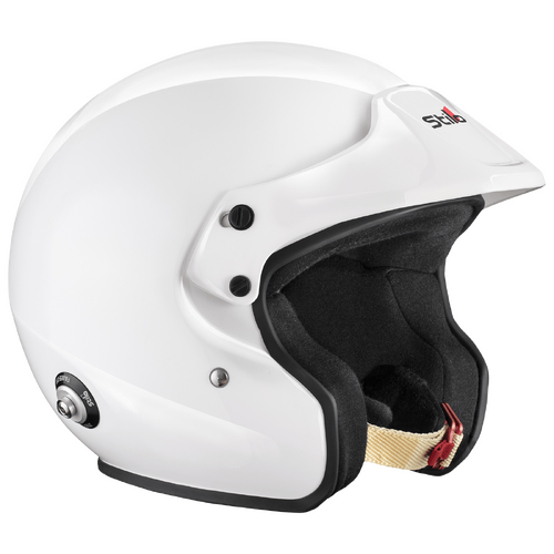 Stilo Helmet, Sport Jet, Size 55, Small, Gloss White, FIA 8859-2015, Each