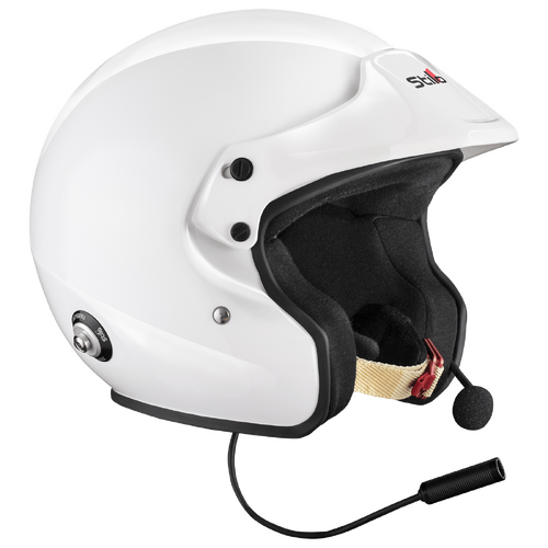 Stilo Helmet, Sport Plus, Size 55, Small, Gloss White, FIA 8859-2015, Each