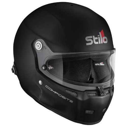 Stilo SA2020 ST5 GT Composite Racing Helmet, 59 cm Large, Flat Black Adult Large (59 cm), FIA 8859-2