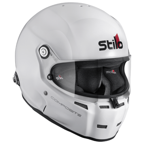 Stilo Helmet, ST5 GT Comp 3X/64 White with Black SA2020, 64 cm 3X-Large, FIA 8859-2015, Each