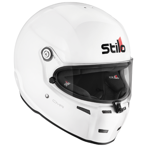 Stilo ST5 CMR Karting Helmet, 54 cm, White, 57 cm Medium, Snell K2020, Each