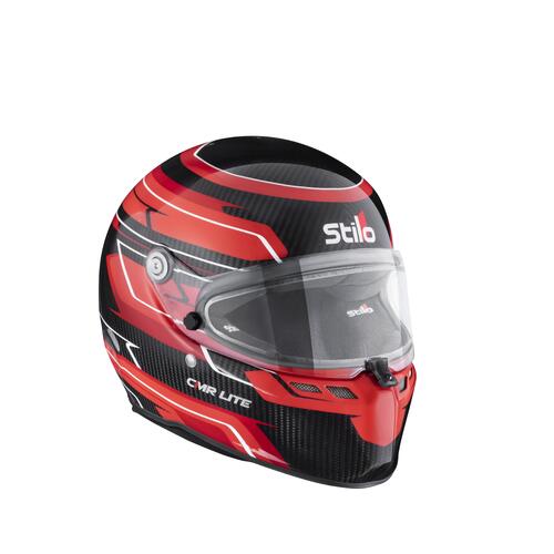 Stilo Helmet, ST6 CMR Carbon Lite, Red, 55 cm Small, Snell CMR2016, Each