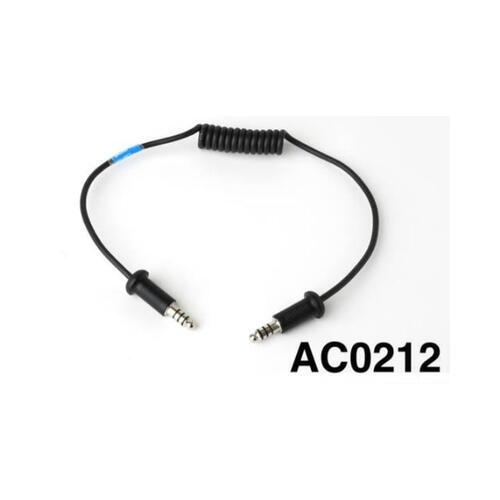 Stilo to 4C IMSA Radio Short, Male to Male Adapter