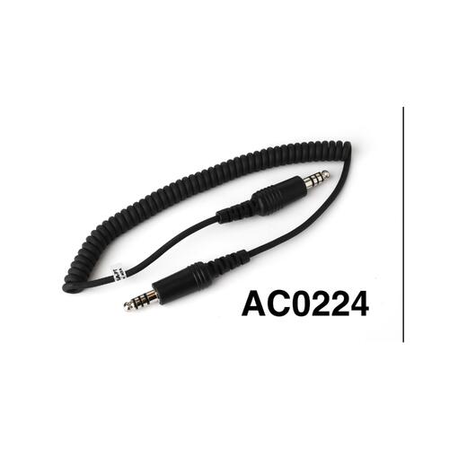 Stilo to 4C IMSA Radio Long, Male to Male Adapter