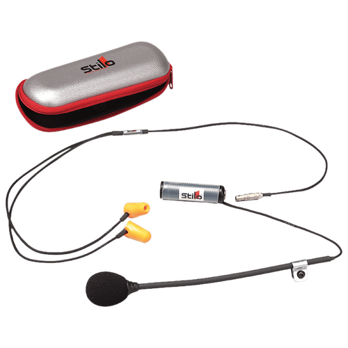 Stilo Helmet Communication Kit, Earbuds, European Connector, Jack with Stilo Boom Mic