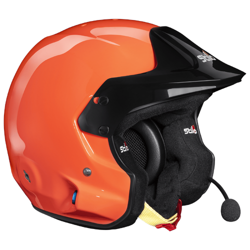 Stilo Trophy VENTI Offshore Helmet 58 cm, 58 cm Medium Plus, Offshore Orange, FIA 8859-2015, Each