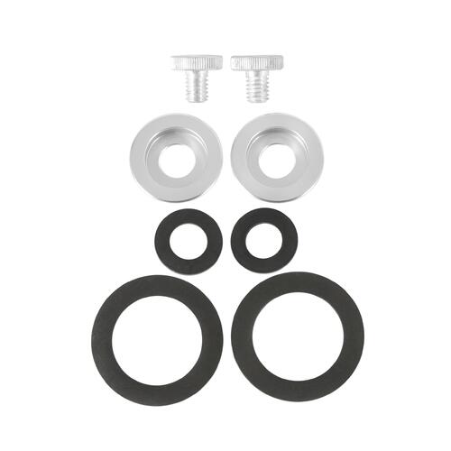Stilo Multi-Purpose Hardware, Colored Visor Screw Kits Silver