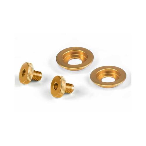Stilo Multi-Purpose Hardware, Colored Visor Screw Kits-Gold