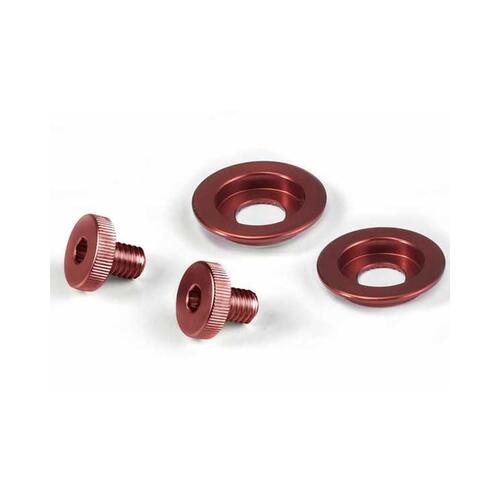 Stilo Multi-Purpose Hardware, Colored Visor Screw Kits Red