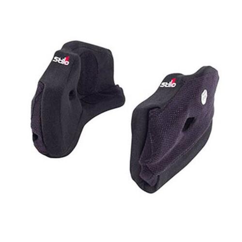 Stilo ST5 Series Helmet Cheek Pads, 25 mm, Black, Pair