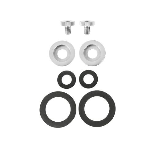 Stilo Multi-Purpose Hardware, Peak Colored Screw Kit, Silver