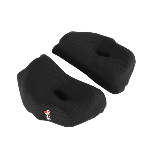 Stilo Cheek Pads, Suits Kart Helmets, Fits ST5 Vb CMR, Pair, Black
