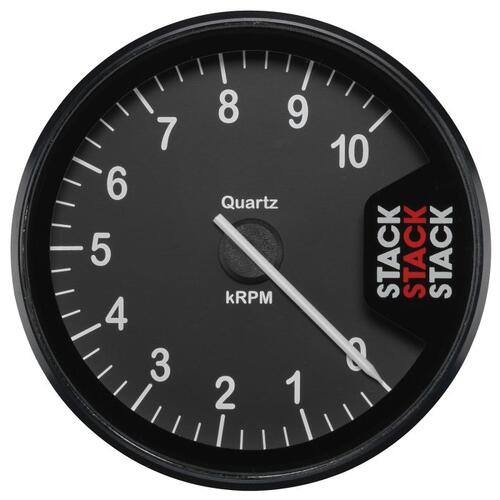 Autometer Tachometer, Clubman, 80Mm, Black, 0-10K Rpm, Stack Instruments