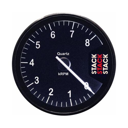 Autometer Tachometer, Clubman, 80Mm, Black, 0-8K Rpm, Stack Instruments