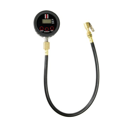 Autometer Gauge, Tire Press, 50 Psi/3.45 Bar, Precision Digital, Backlit W/Mem, Incl Case, Stack Ins