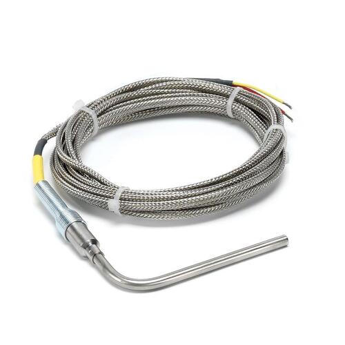 Autometer Thermocouple, Type K, Exposed Tip, Egt, 90º, 5Mm Dia, 76Mm Probe Length, 3M Lead, Stack Da