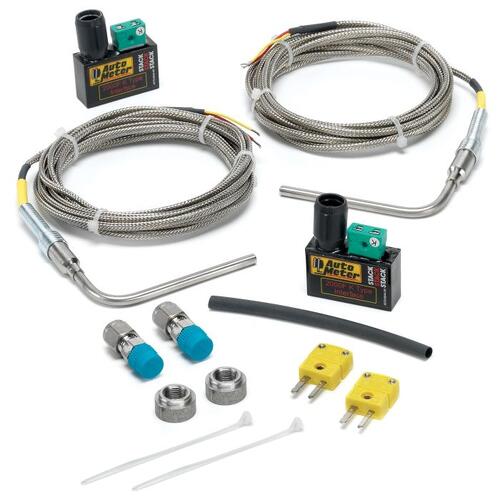 Autometer Exhaust Gas Temperature Two Sensor Kit, Exposed Tip Thermocouple, Stack Data Acquisition