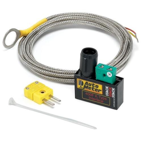 Autometer Cylinder Head Temperature Spark Plug Sensor Kit, Thermocouple, Stack Data Acquisition