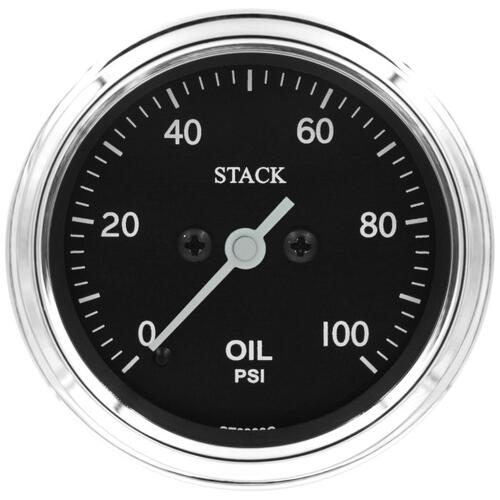 Autometer Gauge, Oil Press, Pro Stepper Motor, 52Mm, Classic, 0-100Psi, 1/8" Nptf Male, Stack Instru