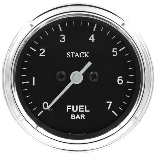 Autometer Gauge, Fuel Press, Pro Stepper Motor, 52Mm, Classic, 0-7 Bar, M10 Male, Stack Instruments