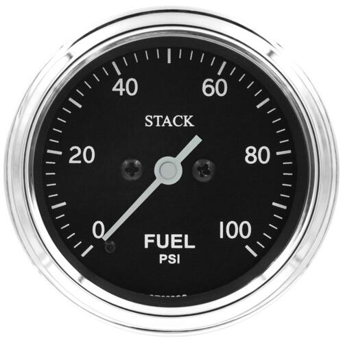 Autometer Gauge, Fuel Press, Pro Stepper Motor, 52Mm, Classic, 0-100Psi, 1/8" Nptf Male, Stack Instr