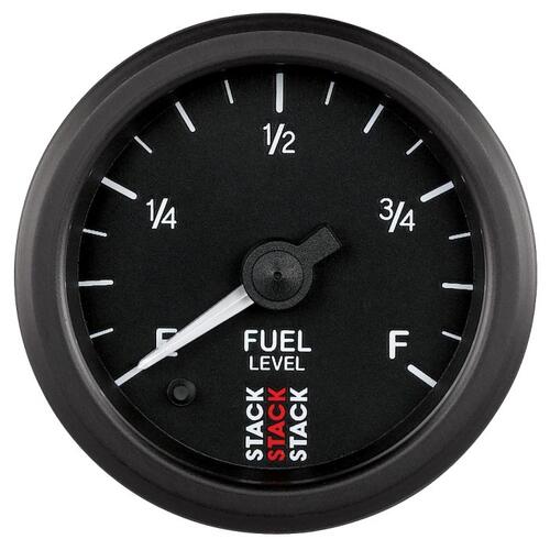 Autometer Gauge, Fuel Level, Pro Stepper Motor, 52Mm, Blk, 0-280Ohm Programmable, Stack Instruments