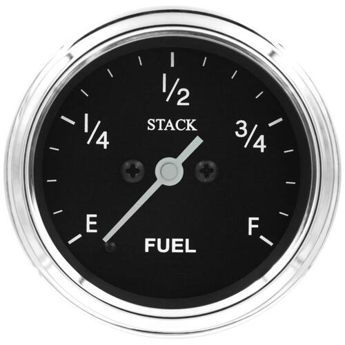 Autometer Gauge, Fuel Level, Pro Stepper Motor, 52Mm, Classic, 0-280Ohm Programmable, Stack Instrume