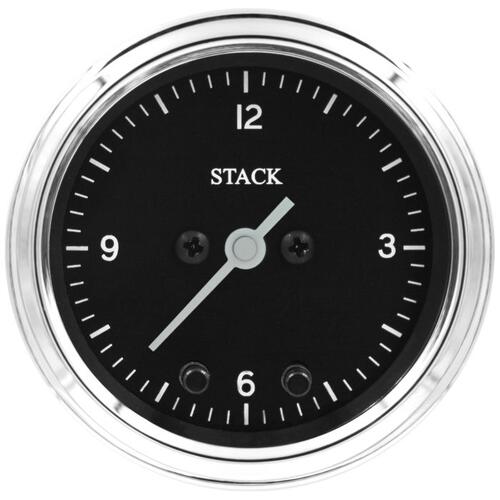Autometer Gauge, Analog Clock, Classic, Stack Instruments