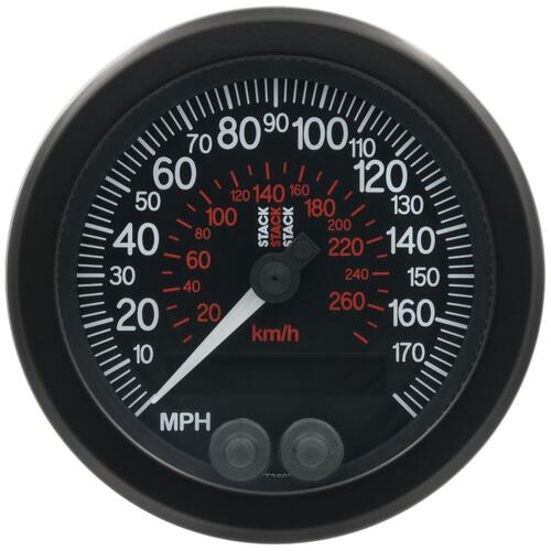Autometer Speedometer, Gps, 88Mm, Blk, 0-180 Mph / 290 Km/H, Stack Instruments