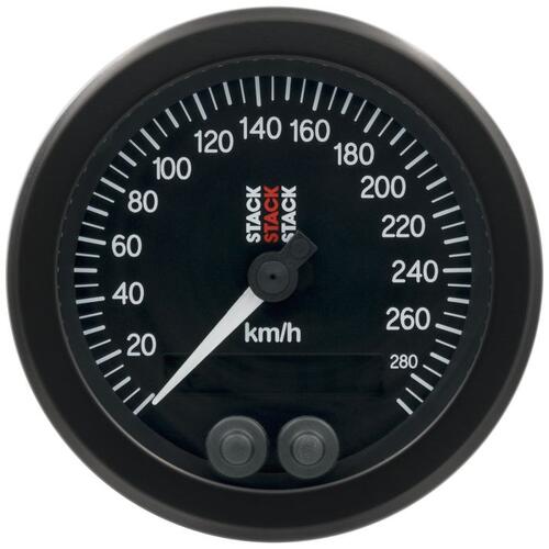 Autometer Speedometer, Gps, 88Mm, Blk, 0-290 Km/H , Stack Instruments