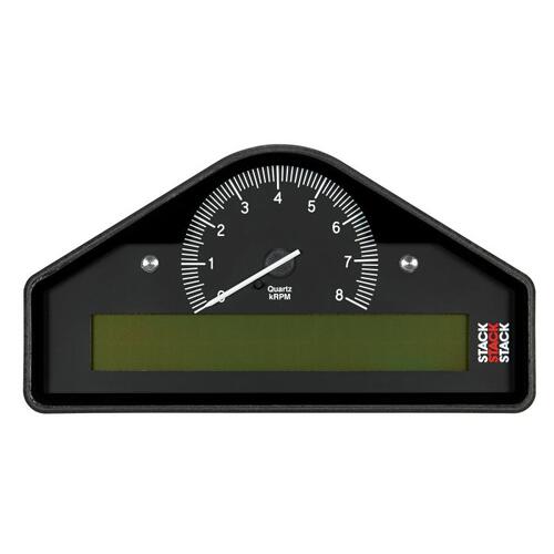 Autometer Action Replay Dash, Blk, 0-8K Rpm  (Bar, Deg. C, Km/H), Stack Instruments