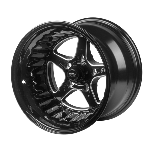 Street Pro ll Convo Pro Wheel Black 15x10' For Ford Bolt Circle 5x 4.50', (-51) 3.50' Back Space
