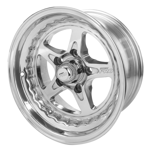Street Pro ll Convo Pro Wheel Polished 15x7' For Ford Bolt Circle 5x 4.50', (-12) 3.50' Back Space