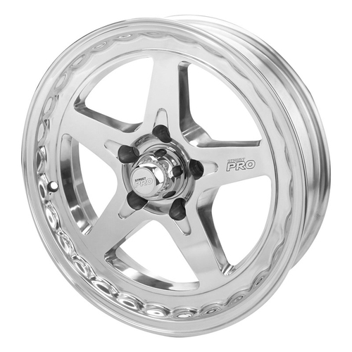 Street Pro ll Convo Pro Wheel Polished 17x4.5' For Ford Bolt Circle 5 x 4.50' (-26) 1-3/4' Back Space