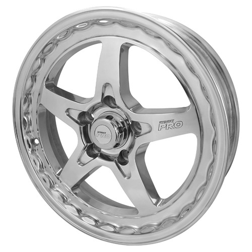 Street Pro ll V Convo Pro Wheel Polished 17x4.5 in. For Holden Commodore Bolt Circle 5 x 120mm (0) 2.75 in. Back Space