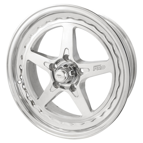 Street Pro ll Convo Pro Wheel Polished 18x7' For Ford Bolt Circle 5x 4.50', (12) 4.50' Back Space